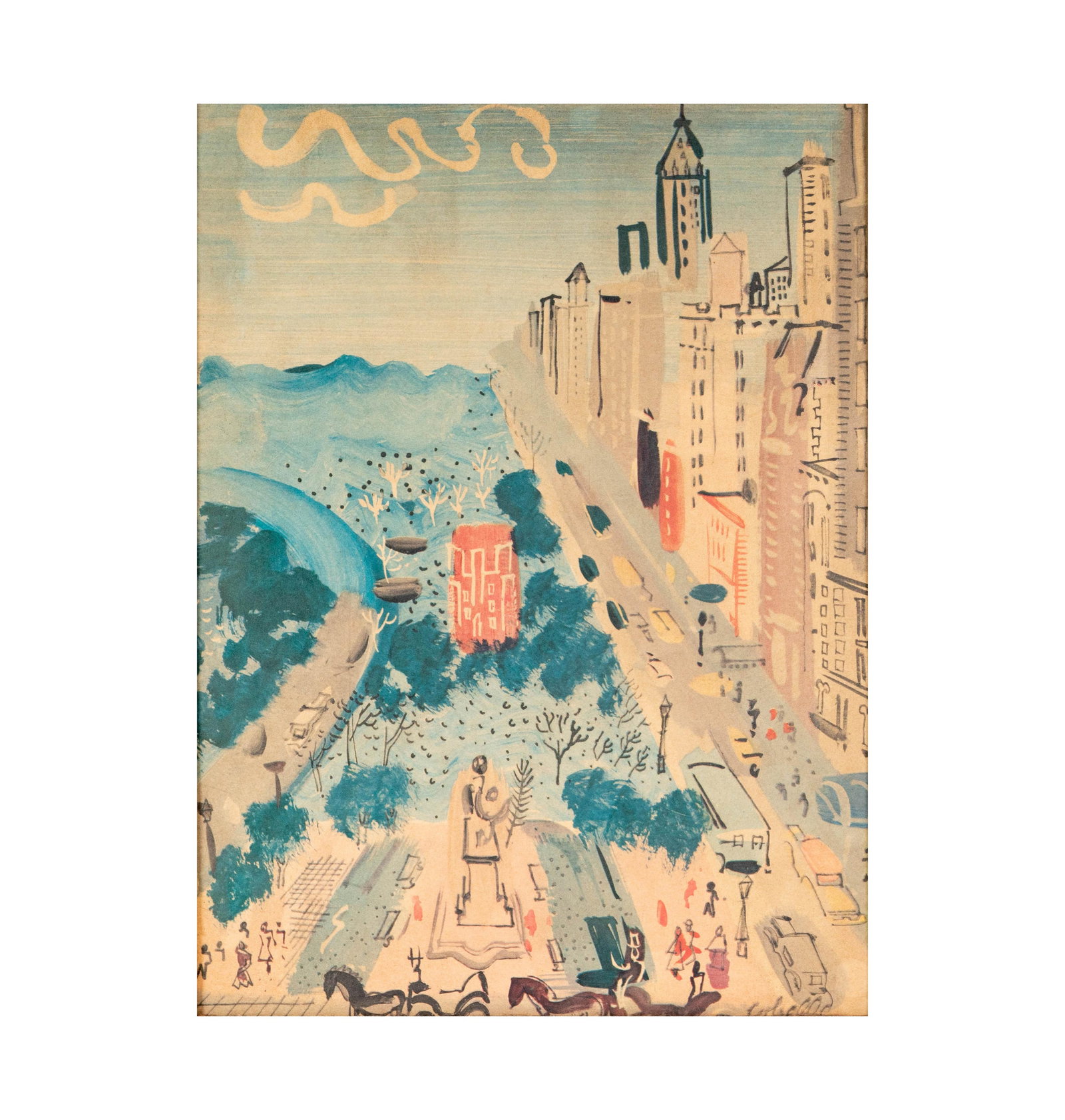 Charles Cobelle, 1902-1994, Central Park (1 of 8)