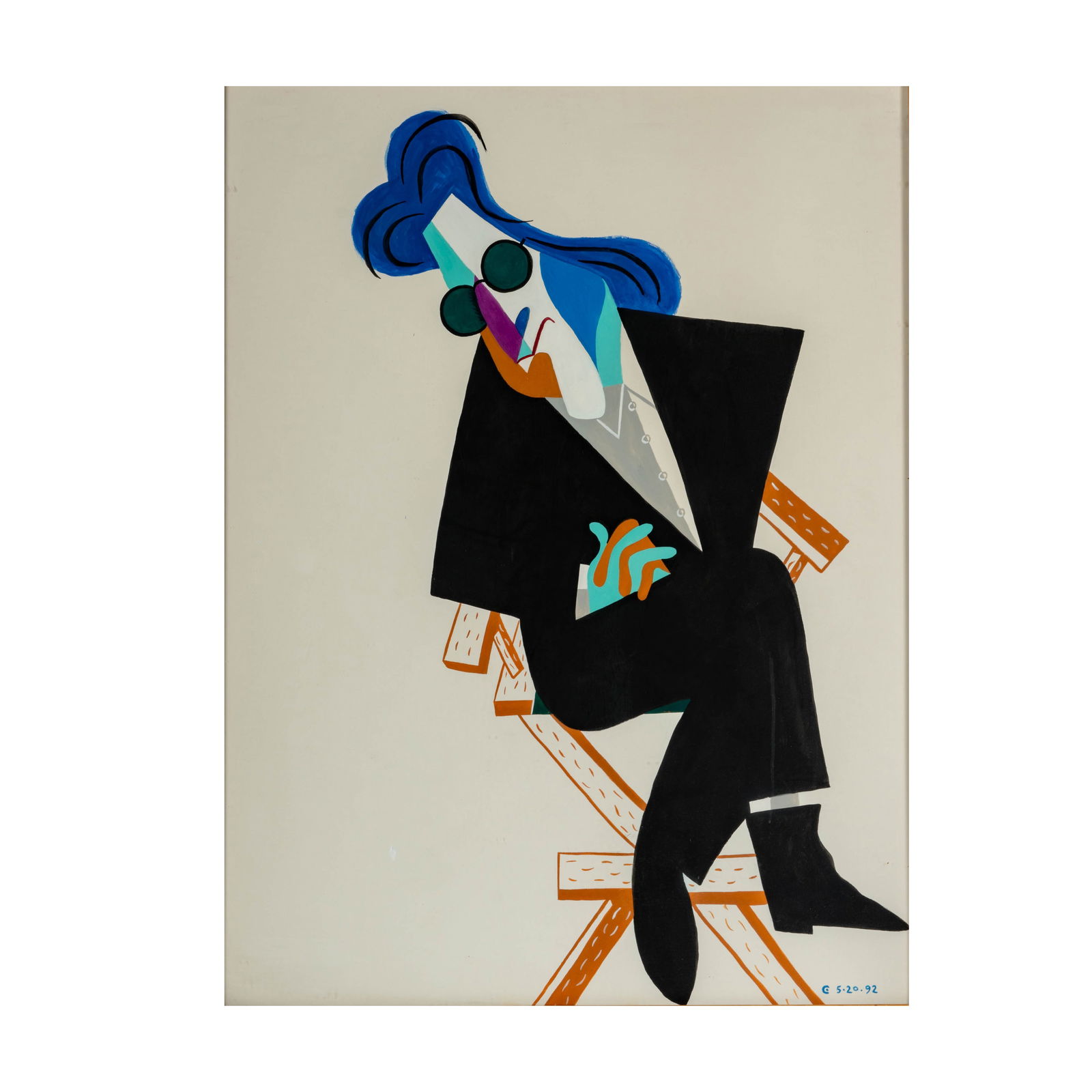 David Cowles, Portrait of Richard Lewis