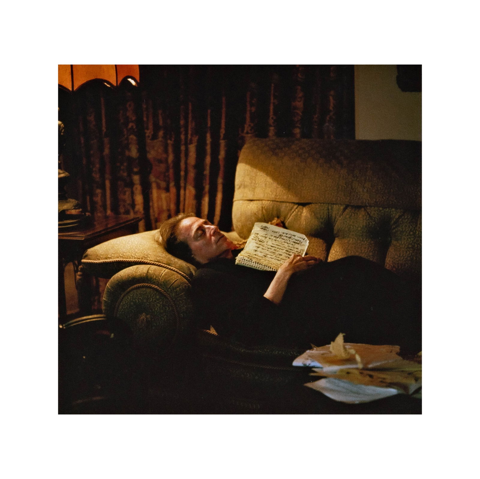 Jork Weismann Photograph of Richard Lewis and His Notes (1 of 8)