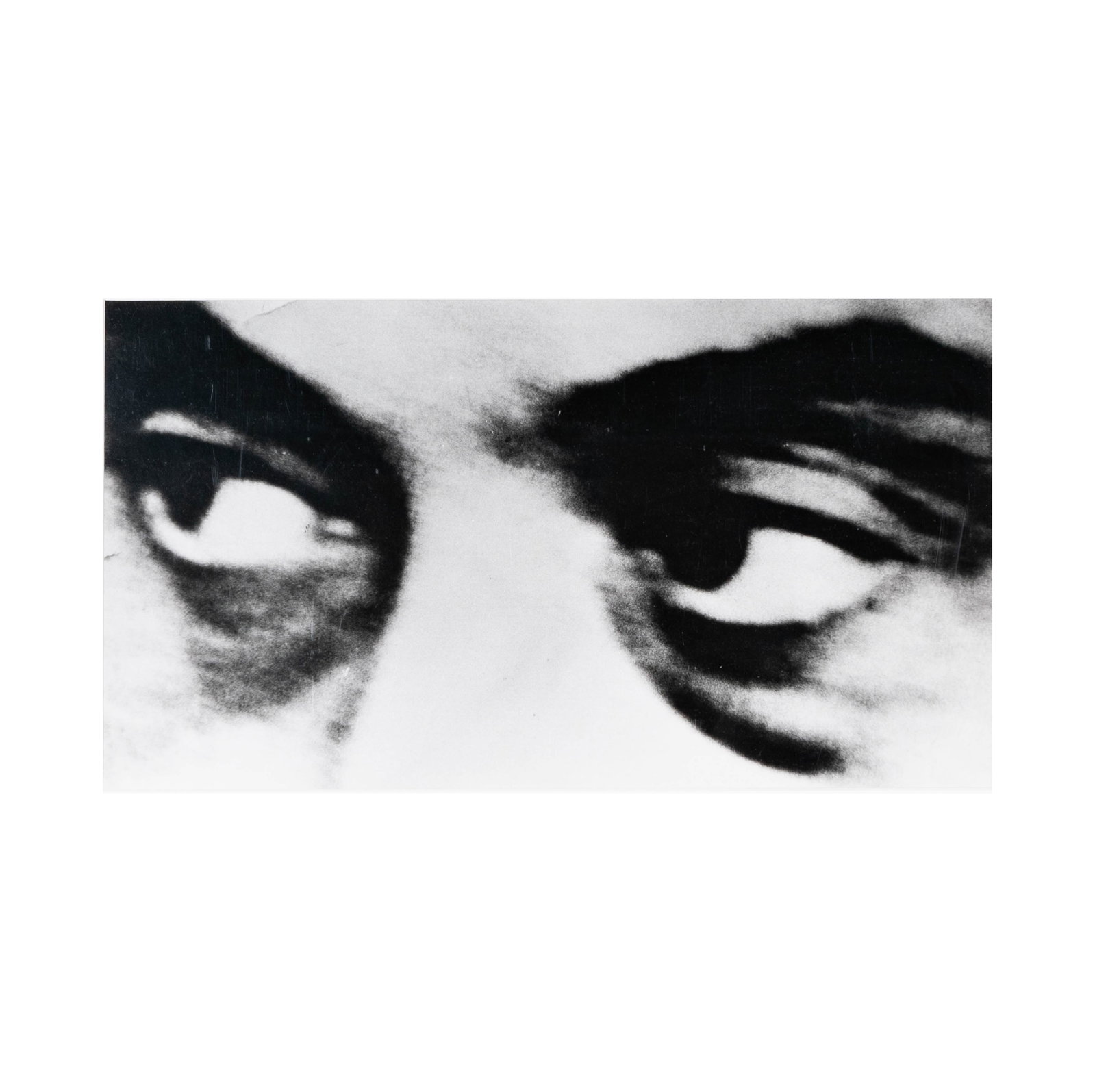 Photograph of Lenny Bruce's Eyes: matted and framed photograph, unsigned, Richard talks about his 20-year quest to get this photo at the 35:05 mark in his House of a Lifetime documentary:https://youtu.be/qvlpUGYd-YU?si=FMpUfXZB9snrk-a