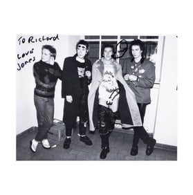 Bob Gruen, American 1945-, Sex Pistols - Radio Luxemburg 1977 Signed