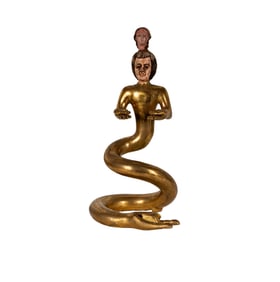 Pedro Friedeberg, Italian/American B. 1936, Santos Sculpture