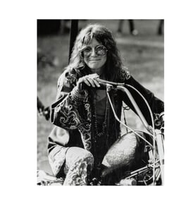 Janis Joplin Harley Davidson Photo