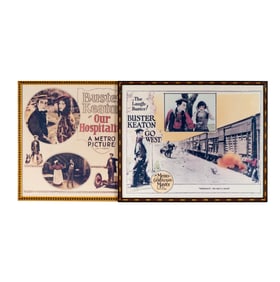 Two Buster Keaton Advertising Posters