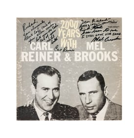 Signed 2000 Years with Carl Reiner & Mel Brooks Album Cover