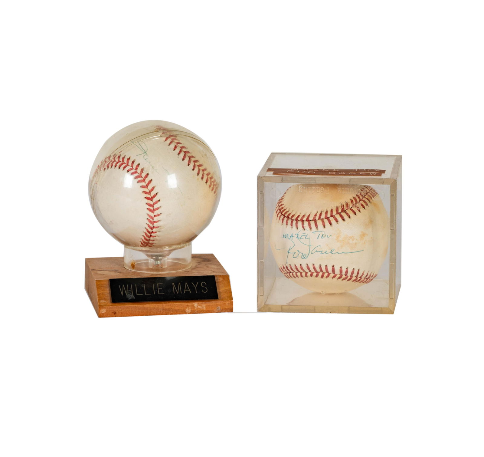 Willie Mays and Rod Carew Baseballs (1 of 9)