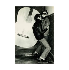 Bob Gruen, American 1945-, John + Yoko - NYC - 12/5/80