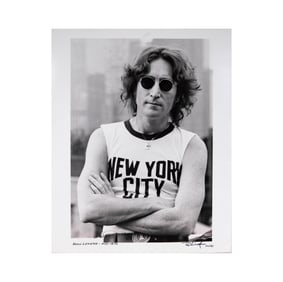 Bob Gruen, American 1945-, John Lennon - NYC- 1974