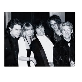 Bob Gruen, American 1945-, Ron Wood Listening Party LA-3-92