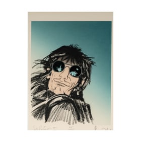 Ronnie Wood, 1947-, Self Portrait I (Blue)