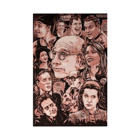 Ken Taylor: Curb Your Enthusiasm Framed Poster