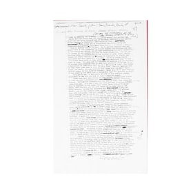Jack Kerouac Photostat Copy