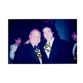 Richard Lewis and Don Rickles Signed Photograph