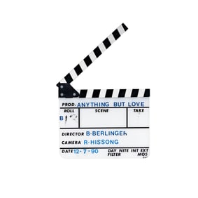 Anything But Love Production Clapperboard