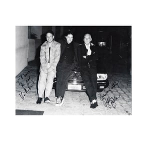 Richard Lewis, Keith Reid, and Gary Brooker Signed Photograph
