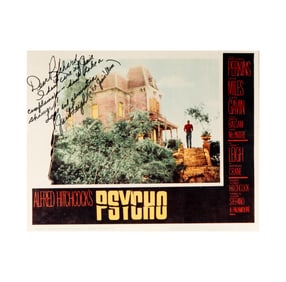 Janet Leigh Autographed Psycho Licensed Display Card