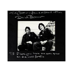 Richard Lewis and David Brenner Photo and Signed Frame