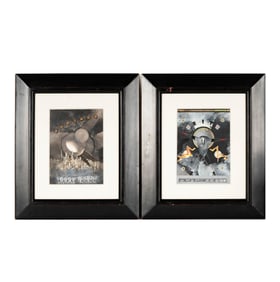 Carl Titolo, 1946-2019, Two Mixed Media Works
