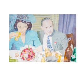 Richard Frank, 1953-1995, Couple at Dinner