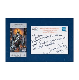 James Worthy Autographed 1998 All-Star Game Envelope