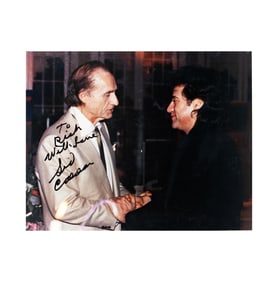 Richard Lewis and Sid Caesar Signed Photo