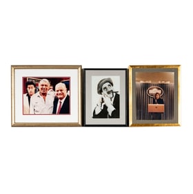 Group of Three Assorted Framed Photos