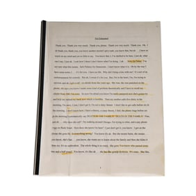 Richard Lewis I'm Exhausted Script