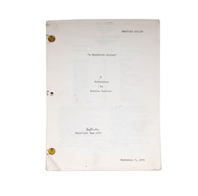 A Clockwork Orange Screenplay Shooting Script