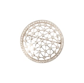 Bob Newhart: Tiffany & Co. Platinum and Diamond Brooch