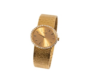 Bob Newhart: Piaget 18 Karat Yellow Gold and Diamond Watch