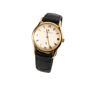 Bob Newhart: Vacheron & Constantin 18 Karat Yellow Gold and Leather Watch