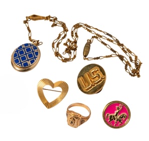 Bob Newhart: Small Collection Of Gold and Gold-tone Jewelry