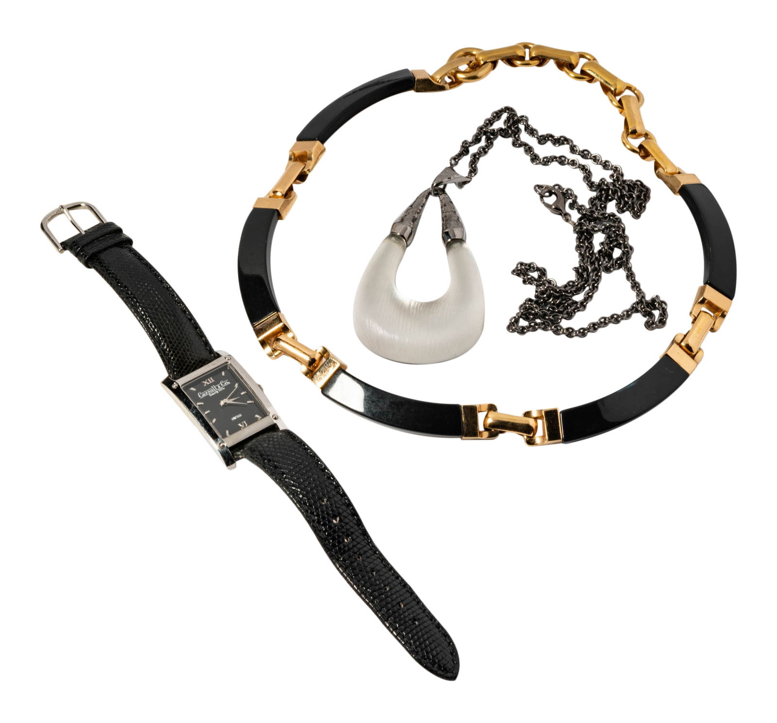 Bob Newhart: Three Assorted Costume Jewelry Necklaces (Christian Dior, Alexis Bittar, and Gold-Plate (1 of 14)