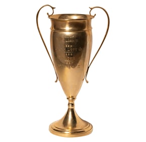 Bob Newhart: 14 Karat Yellow Gold 1924 South Atlantic States Tennis Championship Trophy