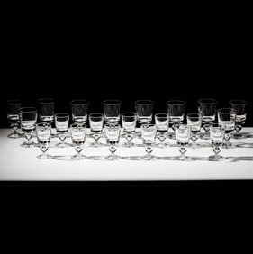 Bob Newhart: A Steuben Crystal Drink Service