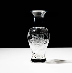 Bob Newhart: A Steuben Glass Lotus Flower Vase