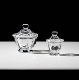 Bob Newhart: Two Baccarat Condiment Jars