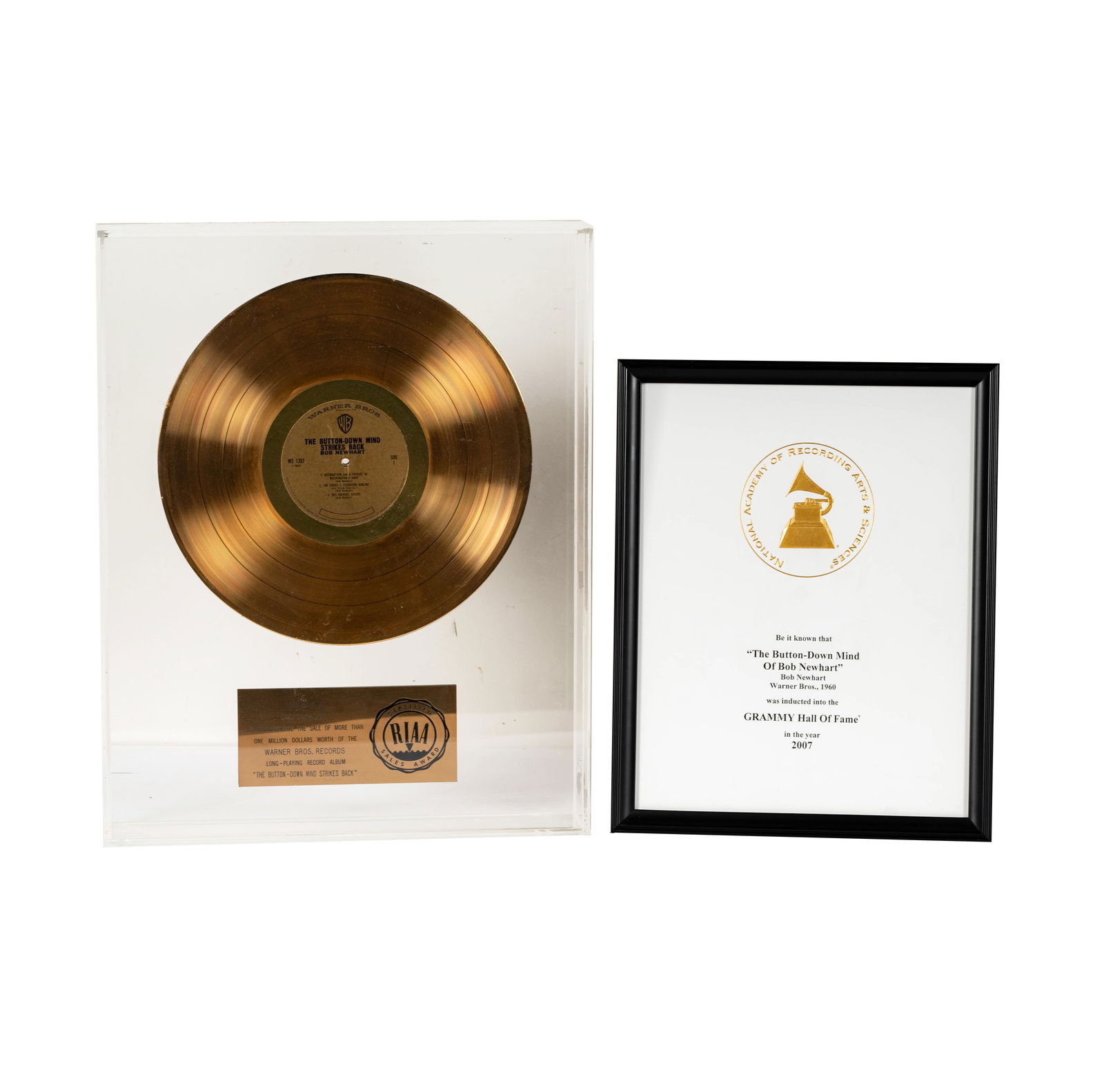 Bob Newhart: Grammy Gold Record The Button-Down Mind Strikes Back (1 of 9)