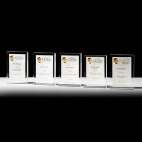 Bob Newhart: Five Comedy Awards Plaques