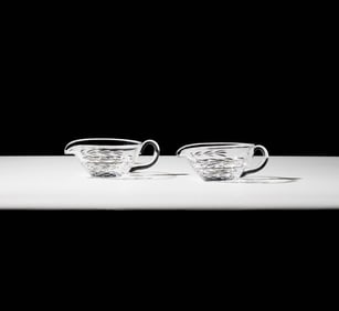 Bob Newhart: A Pair of Waterford Crystal Gravy Boats