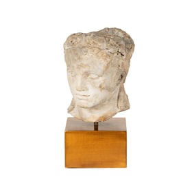 Bob Newhart: A Roman Janiform Herm Marble Bust