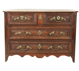 Bob Newhart: A French Regence Blockfront Chest of Drawers