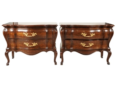Bob Newhart: A Pair of Louis XV style Bombe Commodes