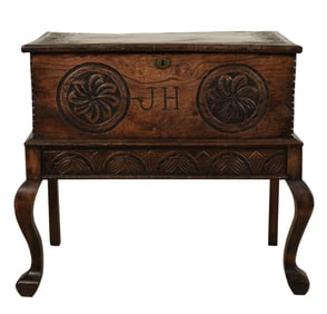 Bob Newhart: An Antique English Trunk on Stand