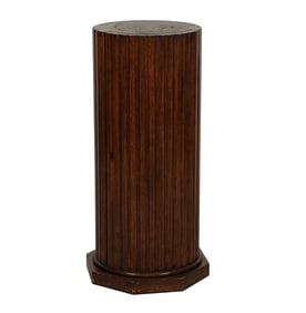 Bob Newhart: An Oak Pedestal Cabinet