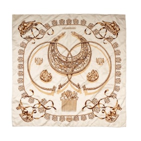 Bob Newhart: An Hermes Les Cavaliers D'Or Silk Scarf