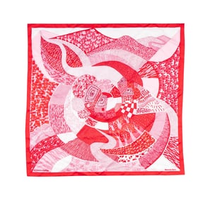 Bob Newhart: An Hermes A Travers Champs Silk Scarf