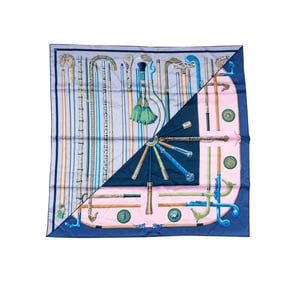 Bob Newhart: An Hermes Les Cannes Silk Scarf