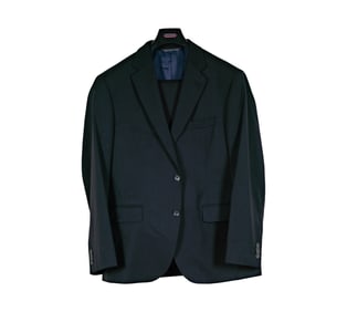 Bob Newhart: A Carroll Custom Black Suit