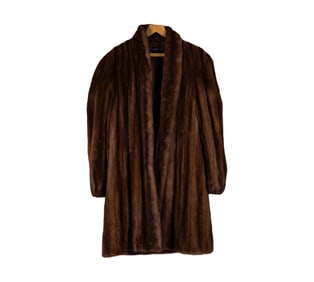 Bob Newhart: Donna Karan Fur Coat